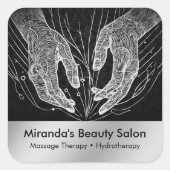 マッサージセラピーヒーリングハンズエネルギースパウェルネス スクエアシール (正面)