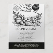 マッサージセラピーヒーリングハンズエネルギースパウェルネス チラシ (正面)