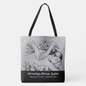 マッサージセラピーヒーリングハンズエネルギースパウェルネス トートバッグ (正面)