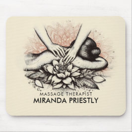 マッサージセラピーヒーリングハンズエネルギースパウェルネス マウスパッド