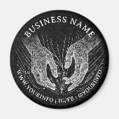 マッサージセラピーヒーリングハンズエネルギースパウェルネス マグネット (正面)