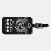 マッサージセラピーヒーリングハンズエネルギースパウェルネス ラゲッジタグ (正面横)