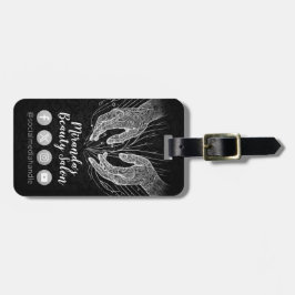 マッサージセラピーヒーリングハンズエネルギースパウェルネス ラゲッジタグ