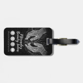 マッサージセラピーヒーリングハンズエネルギースパウェルネス ラゲッジタグ (裏面横)