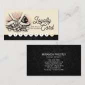 マッサージセラピーヒーリングハンズエネルギースパウェルネス ロイヤリティカード (正面/裏面)