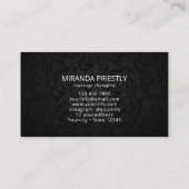 マッサージセラピーヒーリングハンズエネルギースパウェルネス ロイヤリティカード (裏面)