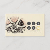 マッサージセラピーヒーリングハンズエネルギースパウェルネス ロイヤリティカード (正面)