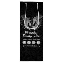 マッサージセラピーヒーリングハンズエネルギースパウェルネス ワインギフトバッグ