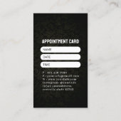 マッサージセラピーヒーリングハンズエネルギースパウェルネス 予約カード (裏面)