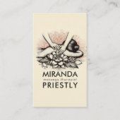 マッサージセラピーヒーリングハンズエネルギースパウェルネス 予約カード (正面)