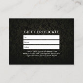 マッサージセラピーヒーリングハンズエネルギースパウェルネス 予約カード (裏面)