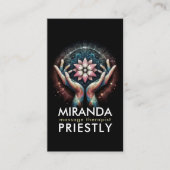 マッサージセラピーヒーリングハンズエネルギースパウェルネス 予約カード (正面)