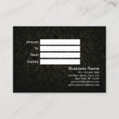 マッサージセラピーヒーリングハンズエネルギースパウェルネス 割引カード (裏面)