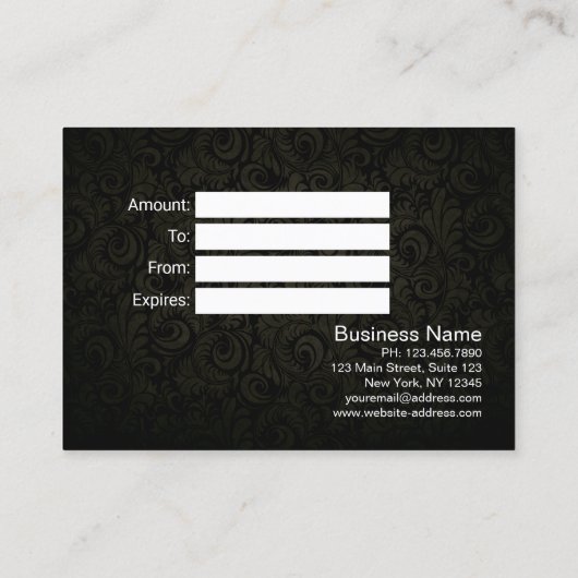 マッサージセラピーヒーリングハンズエネルギースパウェルネス 割引カード (裏面)