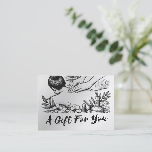 マッサージセラピーヒーリングハンズエネルギースパウェルネス 割引カード (スタンド正面)