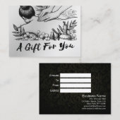 マッサージセラピーヒーリングハンズエネルギースパウェルネス 割引カード (正面/裏面)