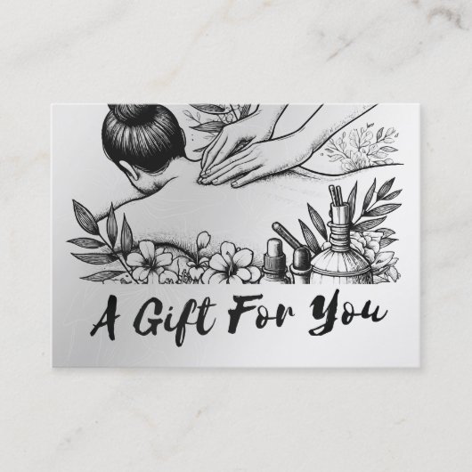 マッサージセラピーヒーリングハンズエネルギースパウェルネス 割引カード (正面)