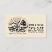 マッサージセラピーヒーリングハンズエネルギースパウェルネス 紹介カード (正面)