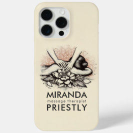 マッサージセラピーヒーリングハンズエネルギースパウェルネス iPhone 15 PRO MAXケース
