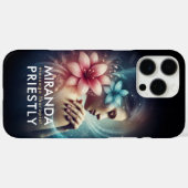 マッサージセラピーヒーリングハンズエネルギースパウェルネス Case-Mate iPhoneケース (裏面 (横))