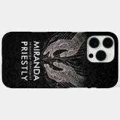 マッサージセラピーヒーリングハンズエネルギースパウェルネス Case-Mate iPhoneケース (裏面 (横))
