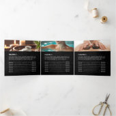 マッサージセラピーヒーリングハンズエネルギースパ3折 三つ折りカード (内部)