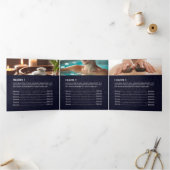 マッサージセラピーヒーリングハンズエネルギースパ3折 三つ折りカード (内部)