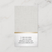 マッサージセラピーヒーリングハンズシルバーリネンスパ 名刺 (裏面)