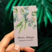 マッサージセラピーヒーリングハンズボタニカルスパ 名刺