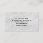 マッサージセラピーヒーリングハンズボタニカルヘルススパ 名刺 (裏面)