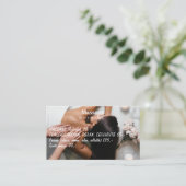 マッサージセラピーヒーリングハンズボタニカルヘルススパ 名刺 (スタンド正面)