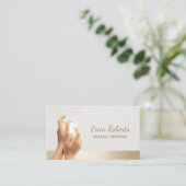 マッサージセラピーヒーリングハンドスパアポイントメント 予約カード (スタンド正面)