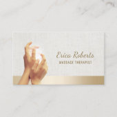 マッサージセラピーヒーリングハンドスパアポイントメント 予約カード (正面)