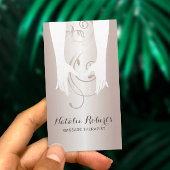 マッサージセラピーヒーリングハンドスパバラ金ゴールド 名刺