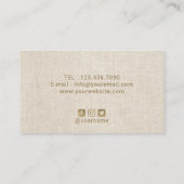 マッサージセラピーヒーリングハンド霊気スパ 名刺 (裏面)