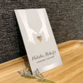 マッサージセラピーヒーリングハンド&金ゴールドハートリネン 名刺