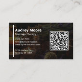 マッサージセラピーホリスティックウェルネスセラピスト 名刺 (正面)