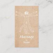 マッサージセラピーボディワークヴィンテージセラピスト 名刺 (正面)