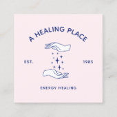 マッサージセラピーボホヒーリングハンズウェルネス スクエア名刺 (正面)