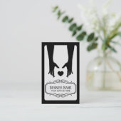 マッサージセラピーミニマルヒーリングハンドヴィンテージ 名刺 (スタンド正面)