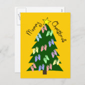 マッサージセラピーメリークリスマスギフト シーズンポストカード (正面/裏面)