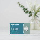 マッサージセラピーモダン名刺デザイン 名刺 (スタンド正面)