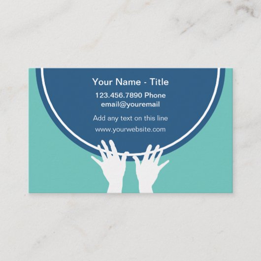 マッサージセラピーモダン名刺 名刺 (正面)