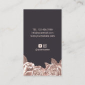 マッサージセラピーラックスハンズ&フラワーズカイロプラクティック 名刺 (裏面)