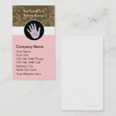 マッサージセラピー名刺 名刺 (正面/裏面)