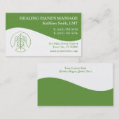 マッサージセラピー名刺 名刺 (正面/裏面)
