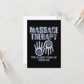 マッサージセラピー最古 カード (正面/裏面インサイチュ)
