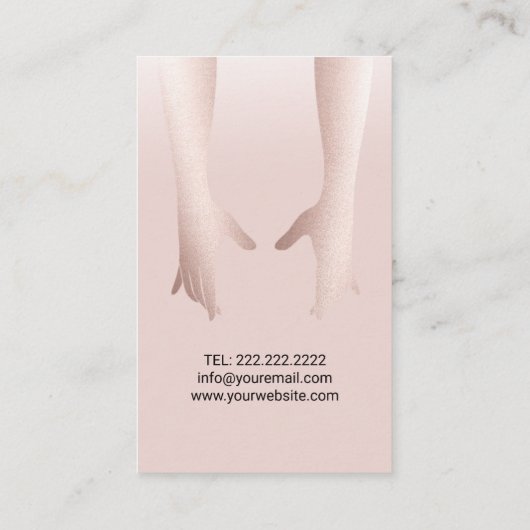 マッサージセラピー気に体健康スパカイロプラクター 名刺 (裏面)