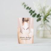 マッサージセラピー気に体健康スパカイロプラクター 名刺 (スタンド正面)