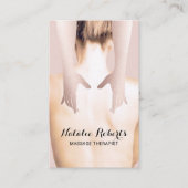 マッサージセラピー気に体健康スパカイロプラクター 名刺 (正面)